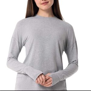 Coolibar Gray Long Sleeve Women's Tee